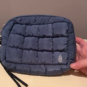 For Movement Quilted Mini Case in Blue/Grey